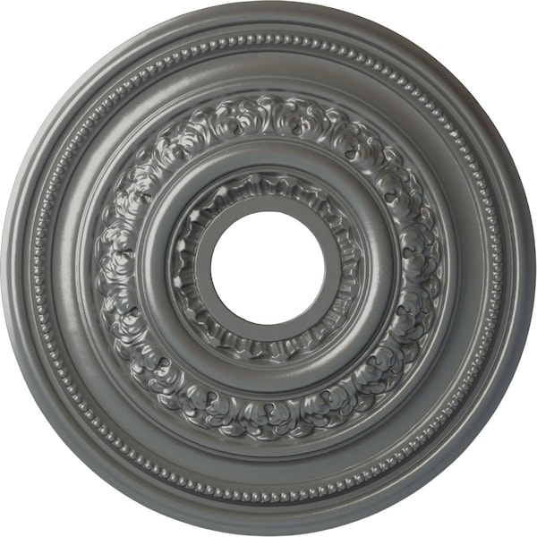 Ekena Millwork Orleans Ceiling Medallion (Fits Canopies up to 4 5/8"), 17 5/8"OD X 3 5/8"ID X 1 7/8"P, Silver CM17OLSLS - main